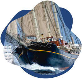 Foto van tallship de Gulden Leeuw